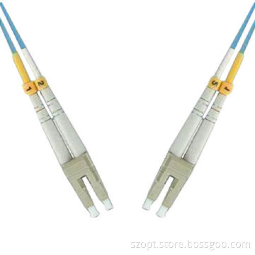 LC-LC Multimode Duplex Patch Cord with High Reliability, Cost Effective
